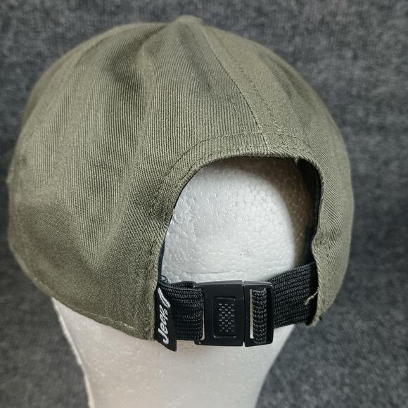 Jeep Hat Cap Strap Back Olive Green Patch Embroidered Mens Dad Hat Twill Canvas - Picture 5 of 10